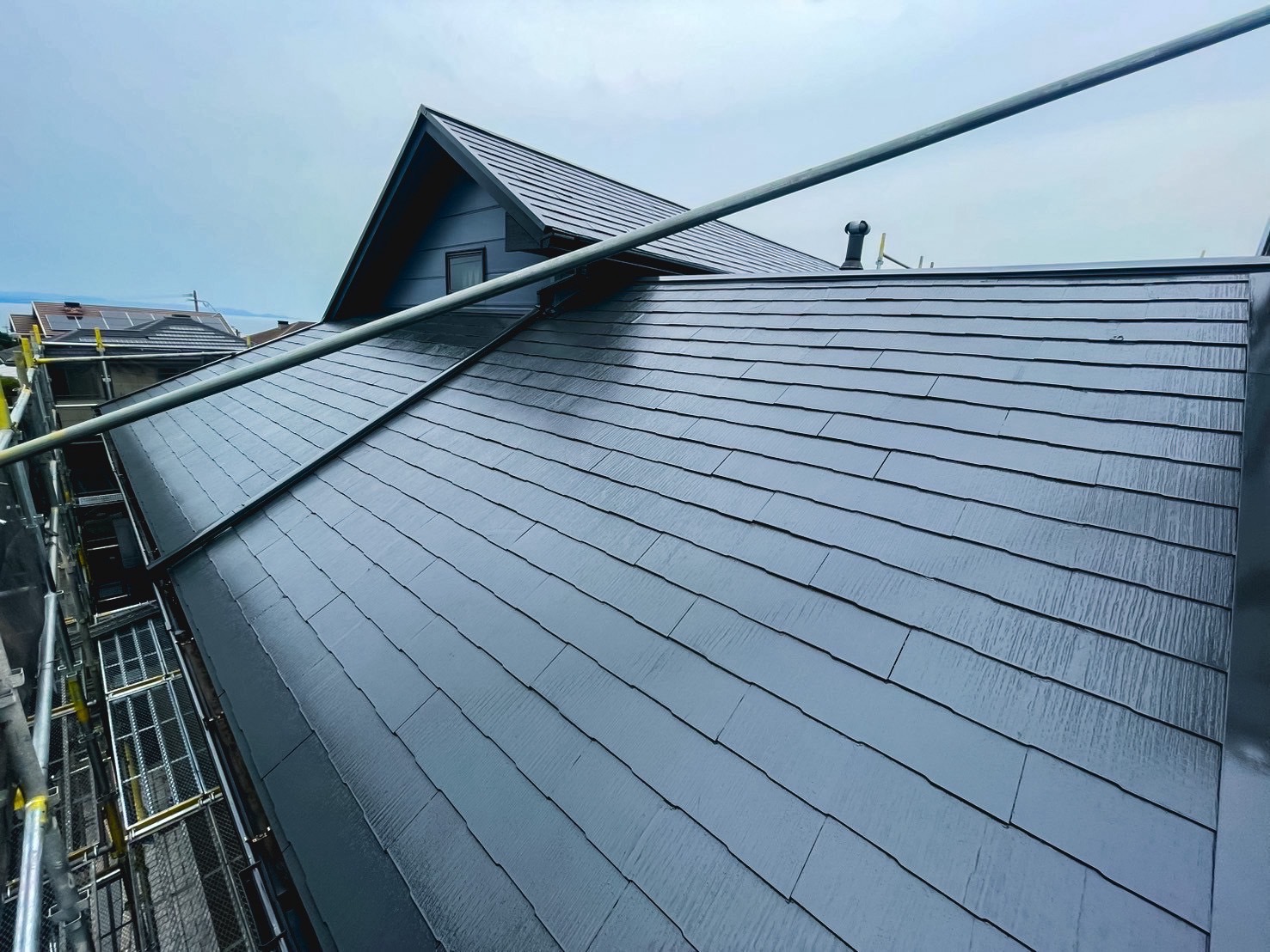 大分市高崎【棟板金貫板交換/屋根塗装工事】