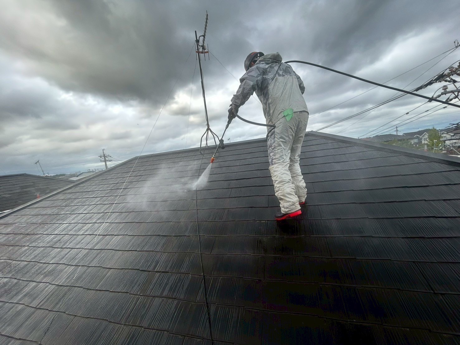 大分市森町【屋根塗装工事】