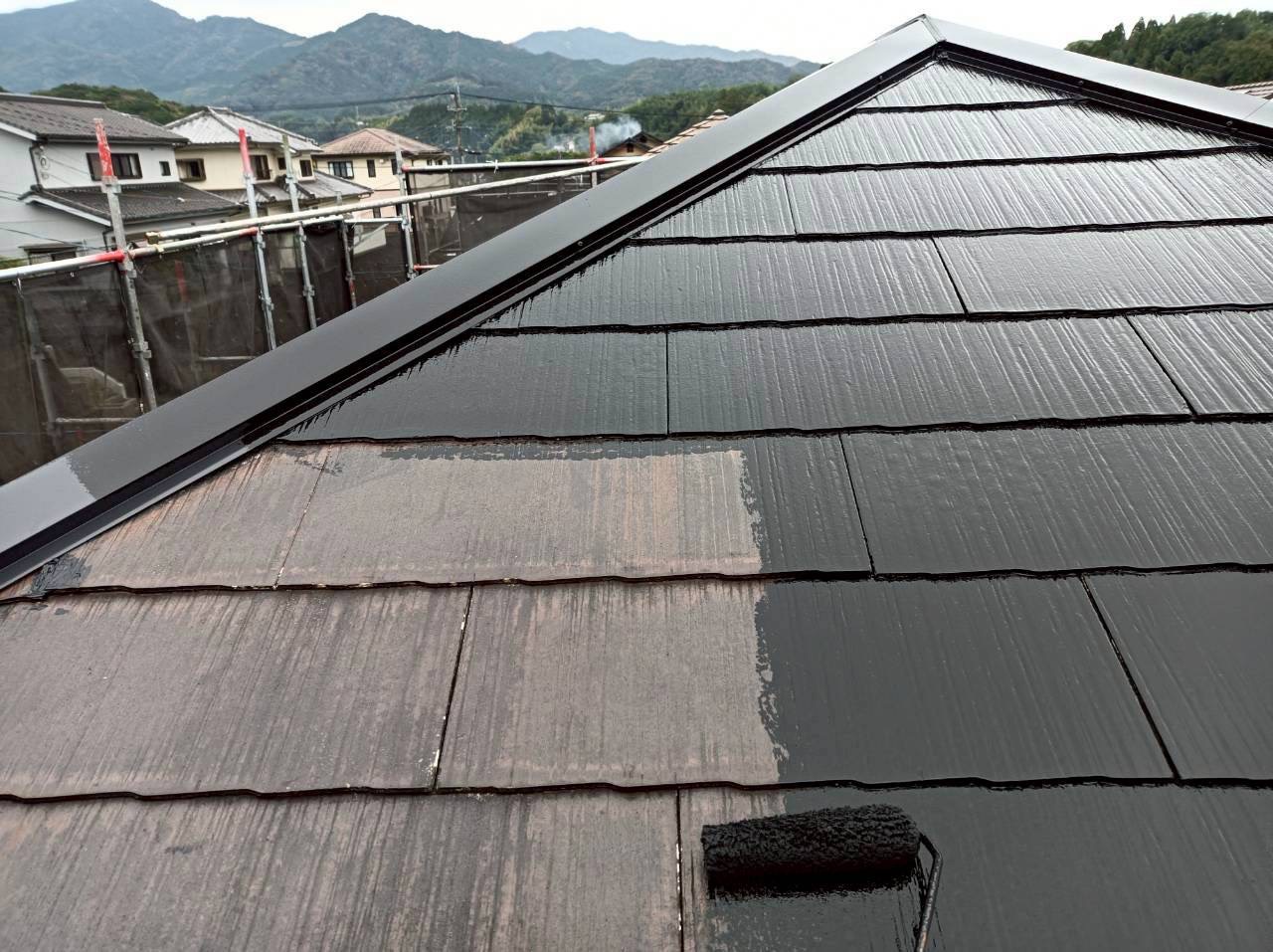 大分市中判田【屋根塗装工事】