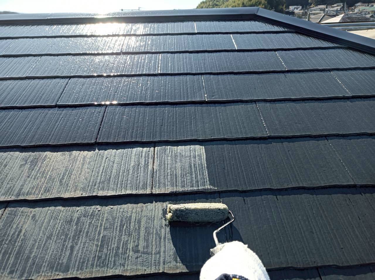 大分市寒田【屋根塗装工事】