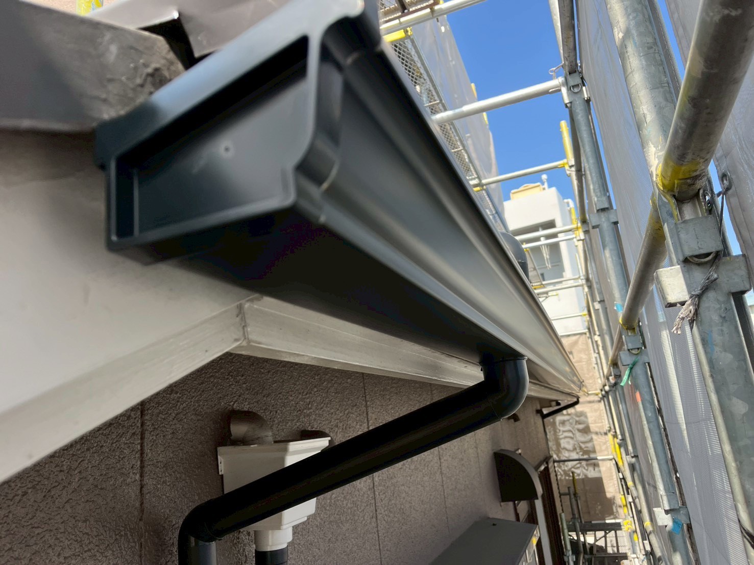 大分市寒田【雨樋交換工事】