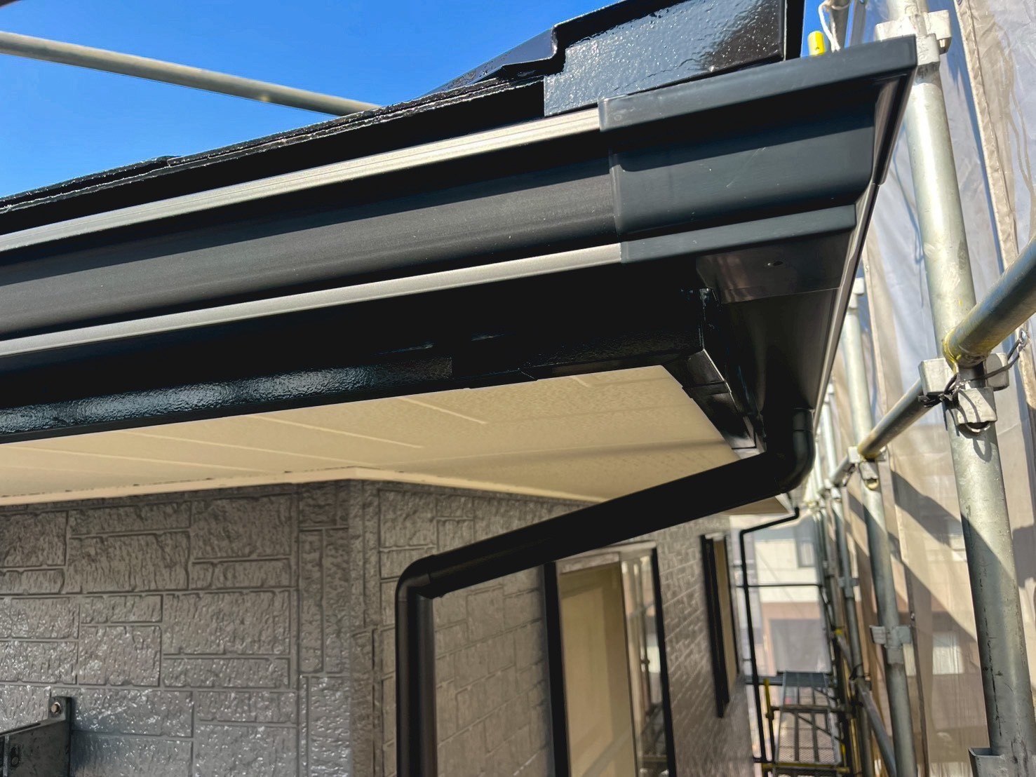 大分市大在【雨樋交換工事】