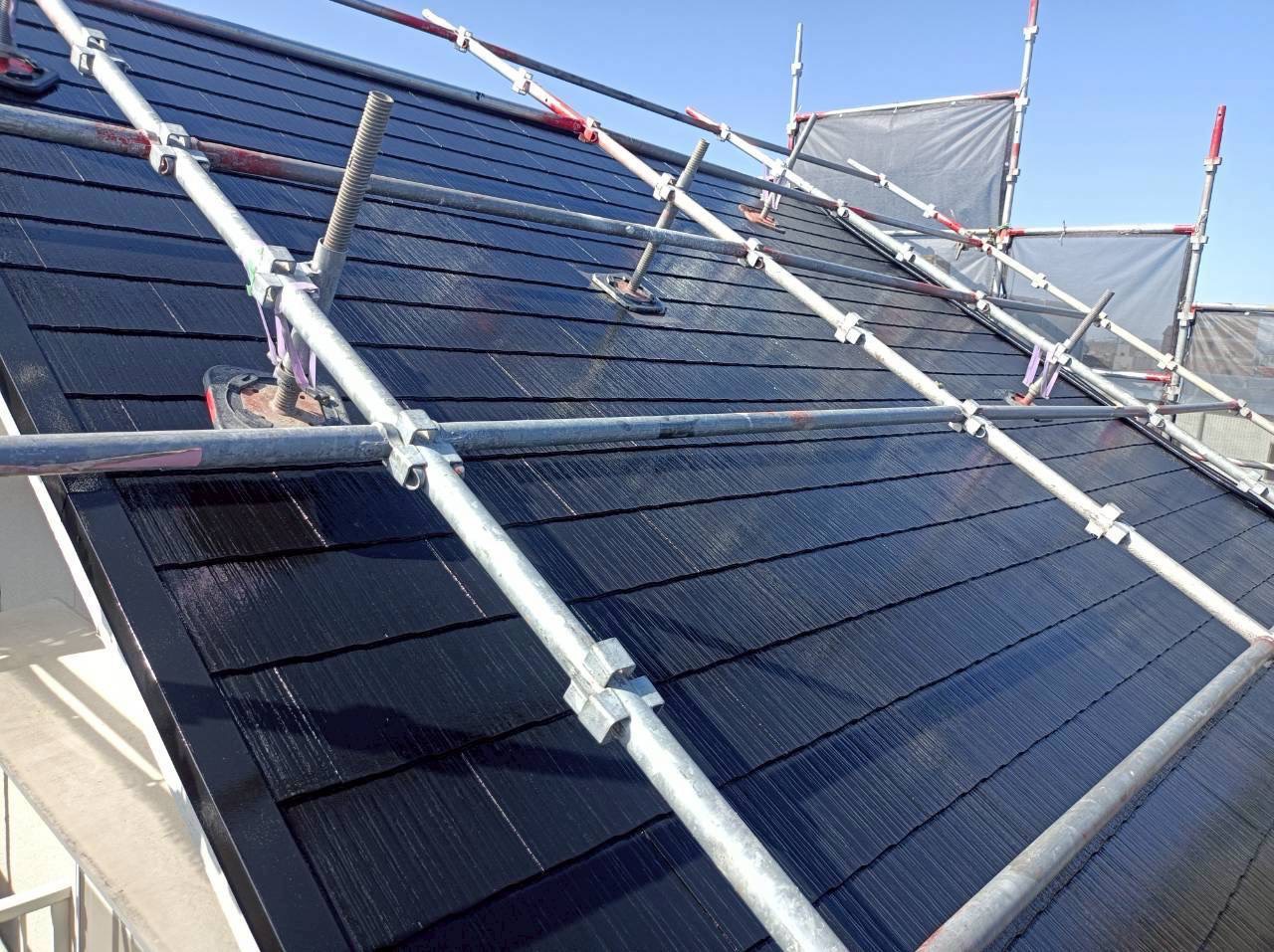 大分市寒田【棟板金貫板交換/屋根塗装工事】