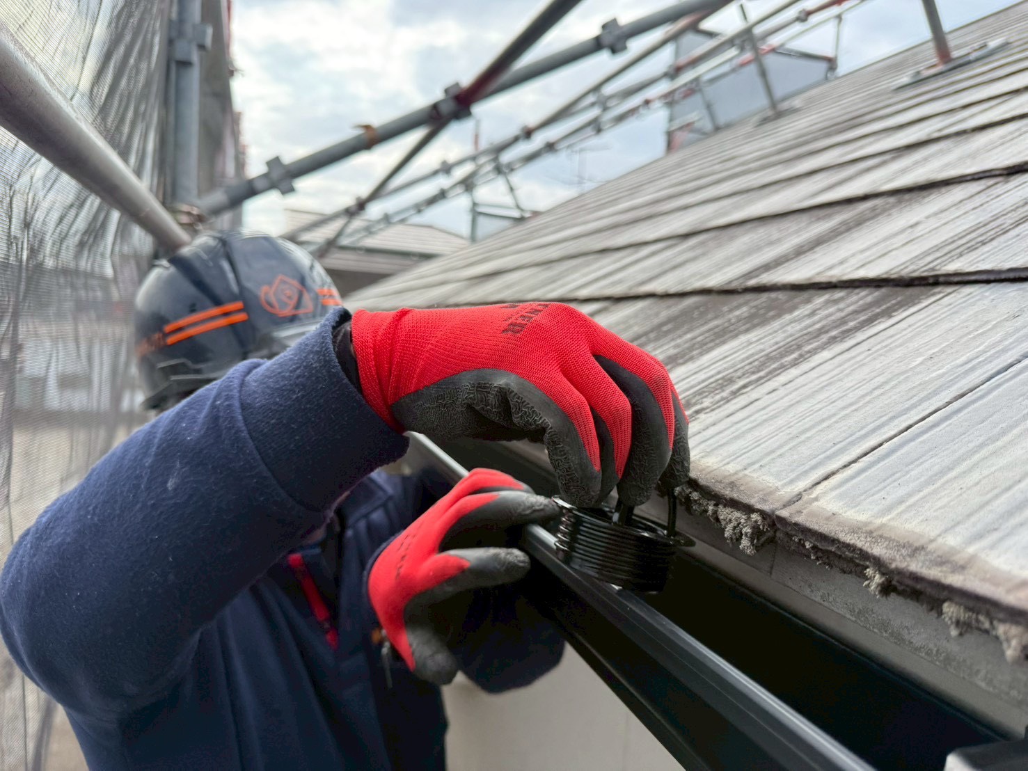 大分市寒田【雨樋交換工事】